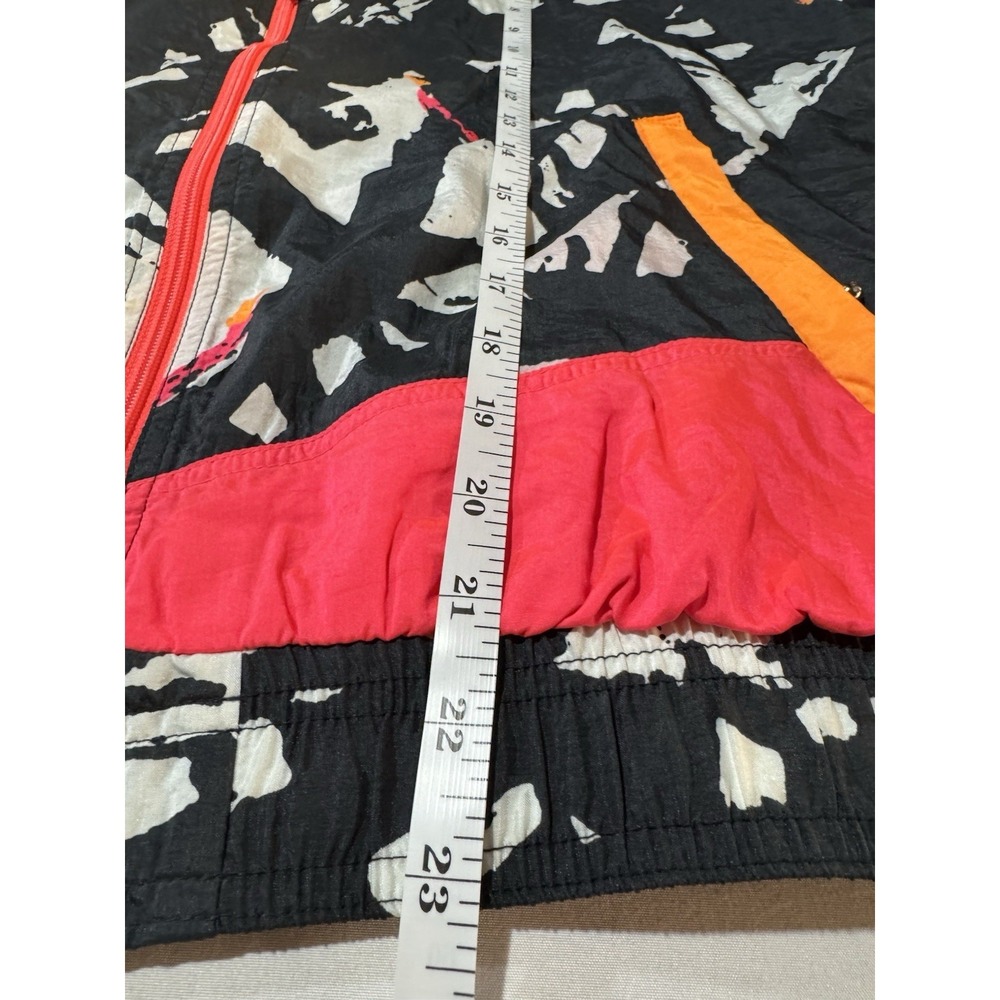 VTG 80s/90s NIKE Elite Color Block Colorful Windbreaker Track Jacket S Full Zip - Picture 12 of 13